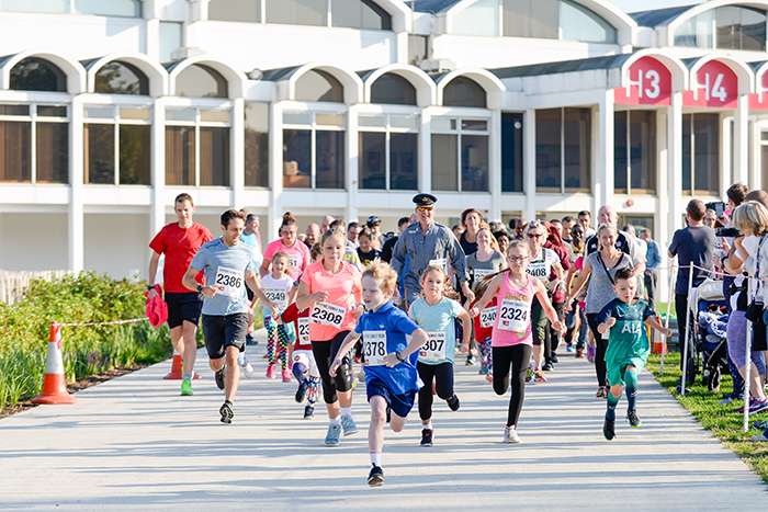 Image shows London Spitfire Run 10K 2018